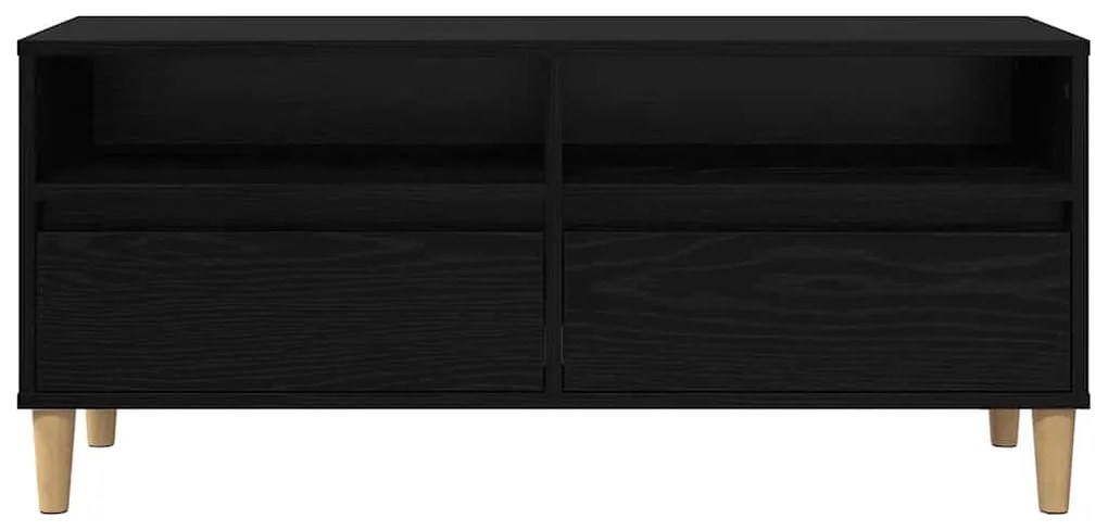 vidaXL Ντουλάπι TV Μαύρη Οξυά 100 x 34,5 x 44,5 εκ. Επεξεργασμένο ξύλο