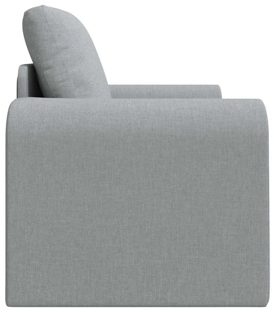 vidaXL Κρεβάτι καναπές Ανοιχτό γκρι 98 x 71 x 83 εκ. ύφασμα