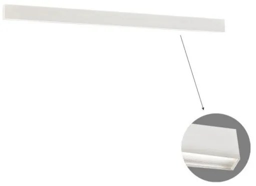 Γραμμικό Οροφής L1420 4000K Λευκό Microprismatic Dim. Ciba 3916-01142-4-W-M-D4 Viokef-3916-01142-4-W-M-D4-Λευκό 3916-01142-4-W-M-D4