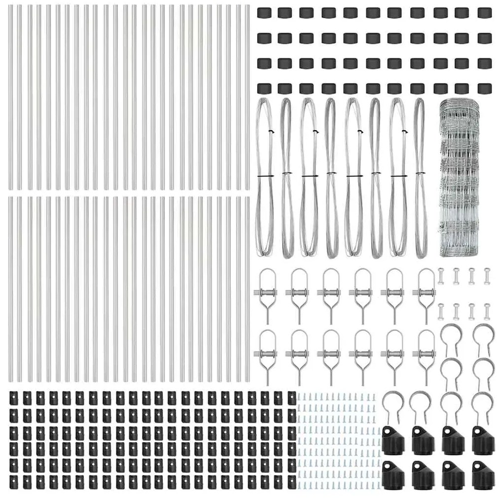 vidaXL Στύλος Περιφράξεων Γαλβανισμένο 100 x 0,8 μ Ατσάλι