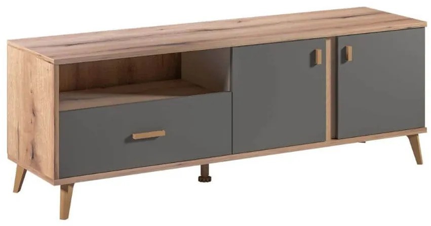 MATIS Έπιπλο TV PORTO artisan/ γκρι 154,2x40x51,6 MATIS180263