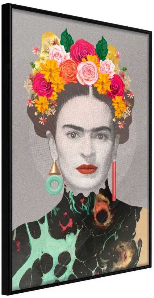 Αφίσα - Charismatic Frida - 20x30 - Μαύρο - Χωρίς πασπαρτού