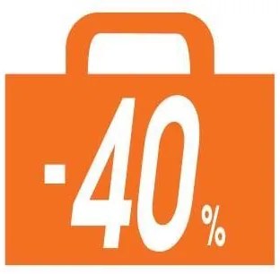 Next αφίσα &quot;Σακούλα -40%&quot; για βιτρίνες 34x32εκ. 10 τμχ.