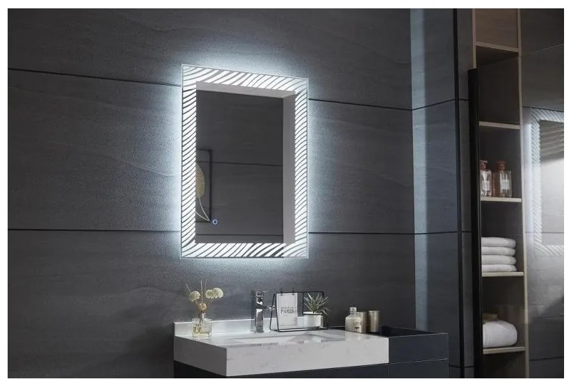 Καθρέπτης Μπάνιου LED IP44 Λευκό Grilia LED 77-0113 Gloria-77-0113-Λευκό 77-0113