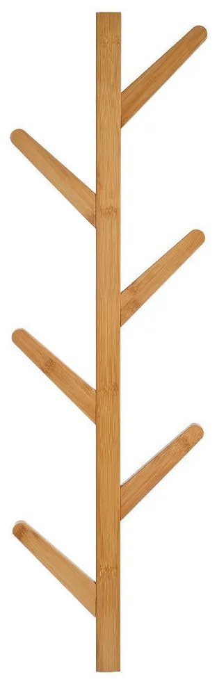 Κρεμάστρα Τοίχου 6 Θέσεων (84x26x6.8) Estia Bamboo Κάθετη 04-19709