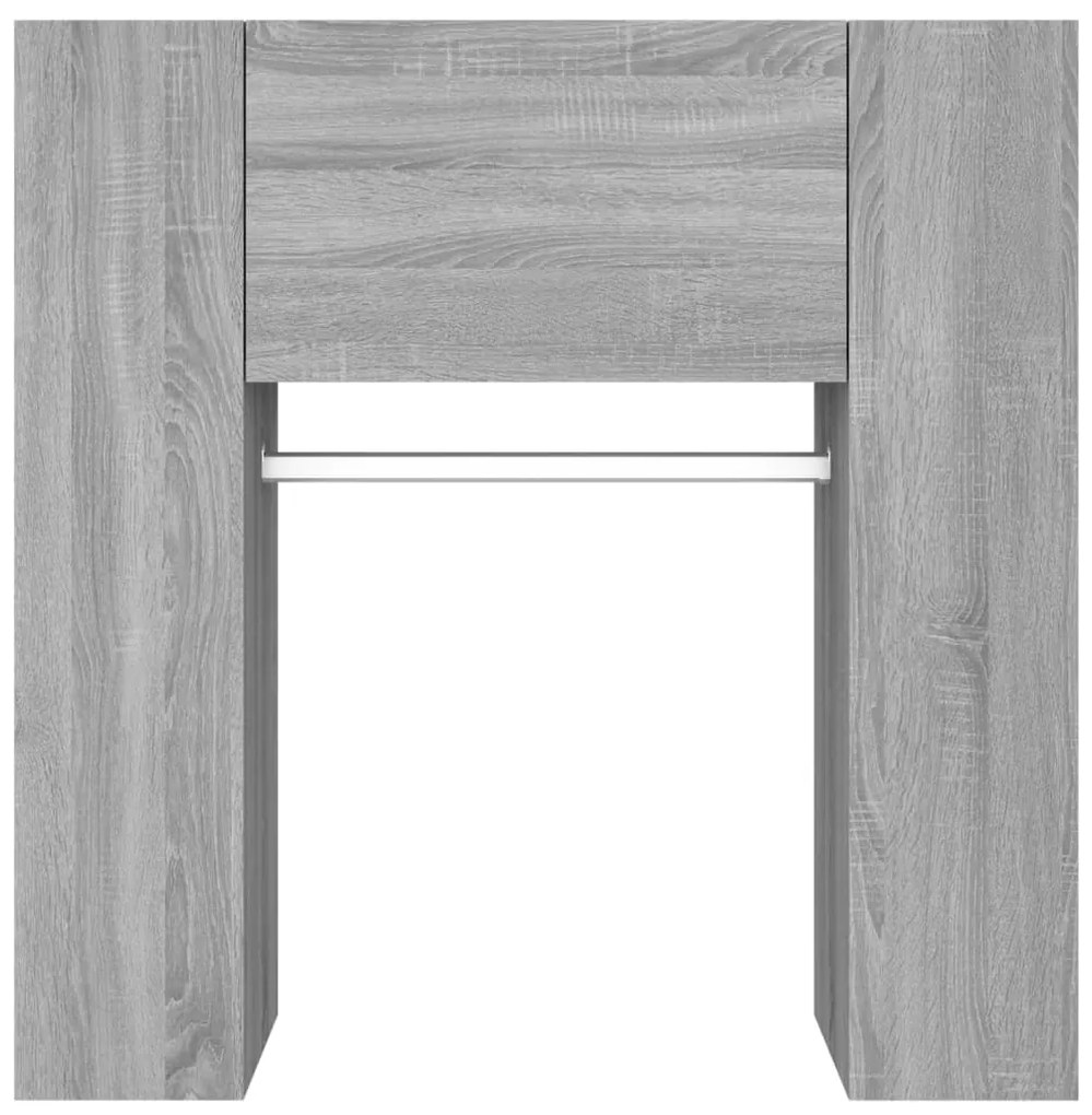 vidaXL Ντουλάπι Διαδρόμου Γκρι Sonoma 97,5 x 37 x 99 εκ. Επεξεργ. Ξύλο