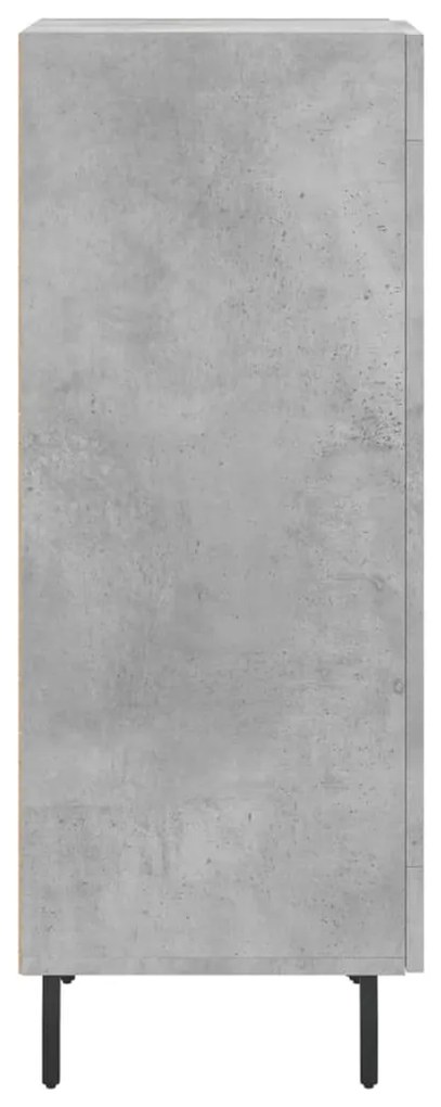 vidaXL Ντουλάπι Γκρι Σκυροδέματος 34,5x34x90 εκ. Επεξεργασμένο Ξύλο