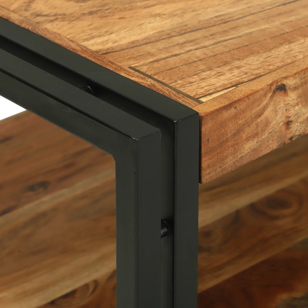 vidaXL Τραπεζάκι Καφέ 120x50x38 cm Μασίφ Ξύλο Ακακίας
