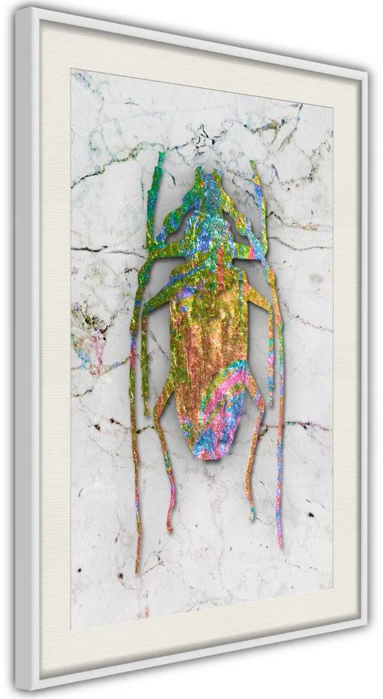 Αφίσα - Iridescent Insect - 20x30 - Χρυσό - Με πασπαρτού