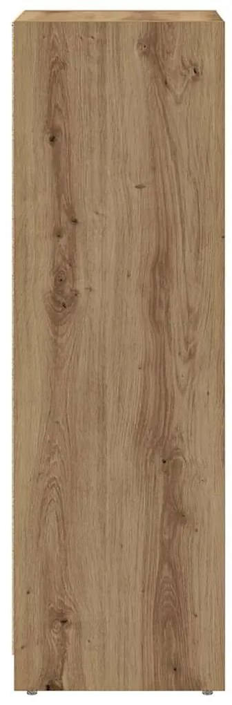 vidaXL Ντουλάπι Μπάνιου Τεχνίτης Δρυς 30x30x95 εκ. Επεξεργασμένο Ξύλο