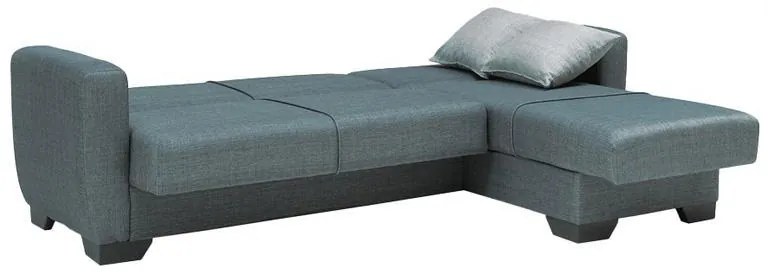 Γωνιακός Καναπές - Κρεβάτι New Dolce Fylliana Γκρί 240x146x85εκ. 240x146x85 εκ.