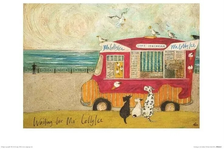 Εκτύπωση τέχνης Sam Toft - Waiting for Mr Lollyice