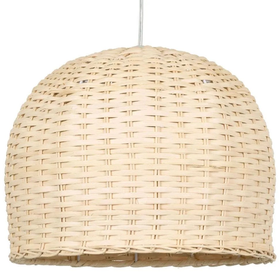 Φωτιστικό Οροφής Bermuda 01708 Φ31x22cm 1xE27 Beige GloboStar