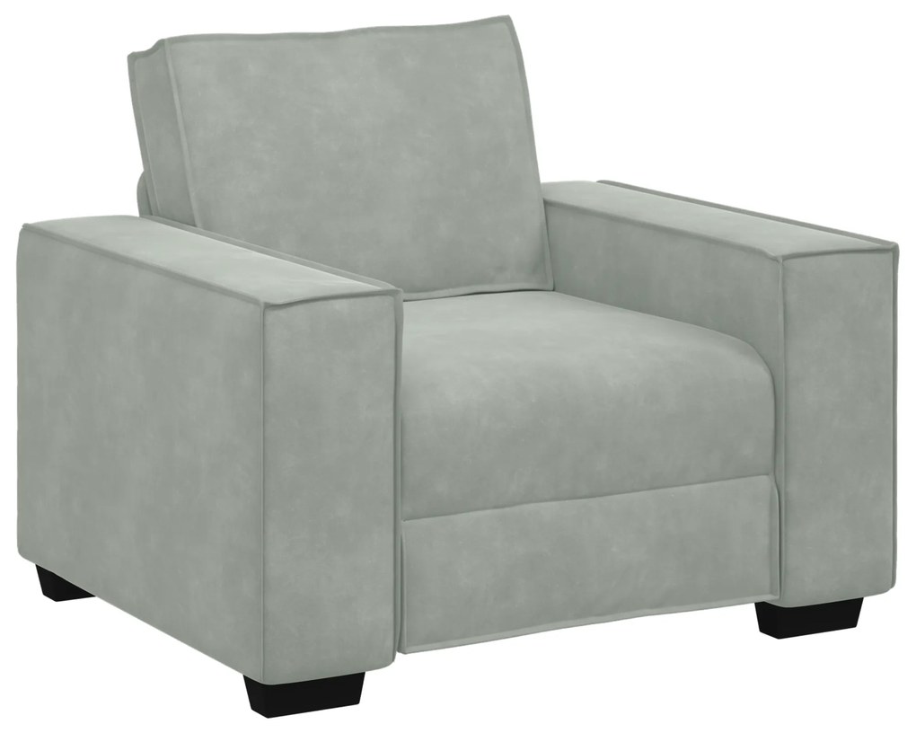 vidaXL Σετ Καναπέ με μαξιλάρι 3 pcs Γκρι 220 x 78 x 84 εκ. Βελούδο