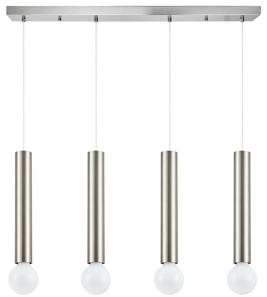 Φωτιστικό Οροφής  SE21-NM-5-4NM ADEPT TUBE NICKEL MAT Nickel Matt Pendant+ - 51W - 100W - 77-8664