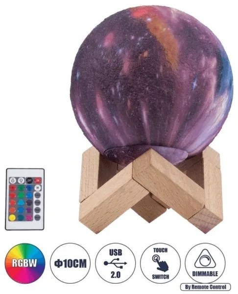 Επιτραπέζιο Φωτιστικό Led 100lm Callisto 79615 Globostar-79615-Πολύχρωμο 79615