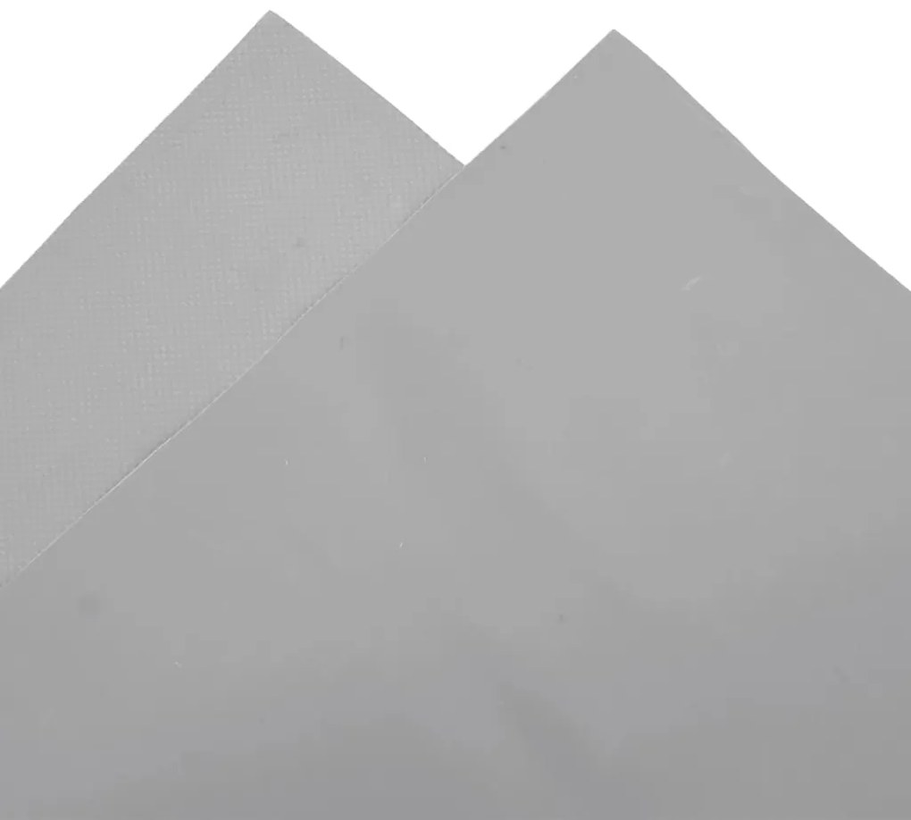 vidaXL Μουσαμάς Γκρι 650 γρ./μ.² 4x4 μ.