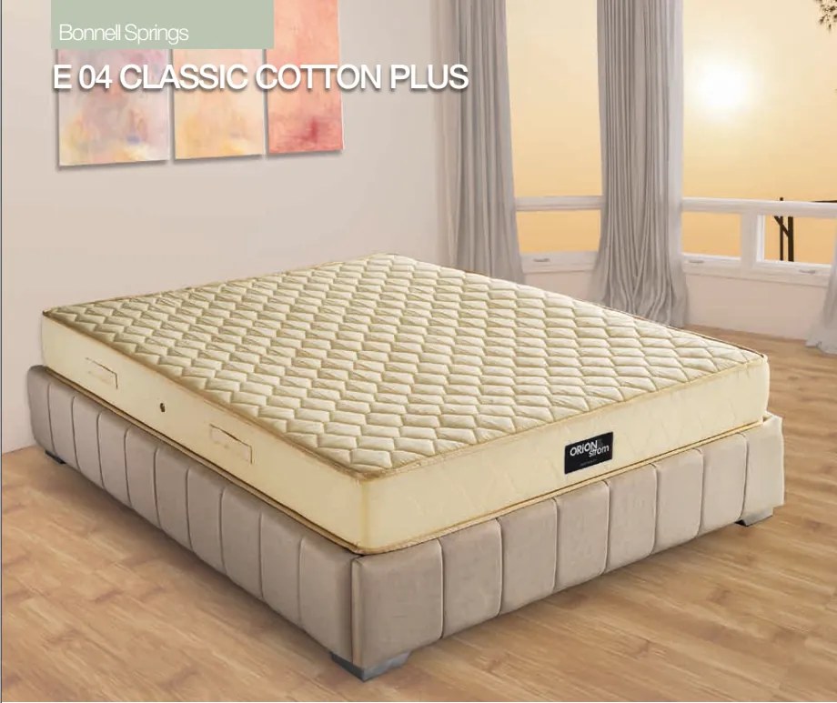 Στρώμα  E04 Classic Cotton Plus 100x190 εκ.  Σκληρότητας: Σκληρό  Orion Strom