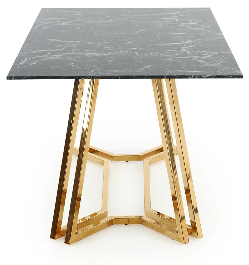 KONAMI table, color: top - black marble, legs - gold DIOMMI V-CH-KONAMI-ST