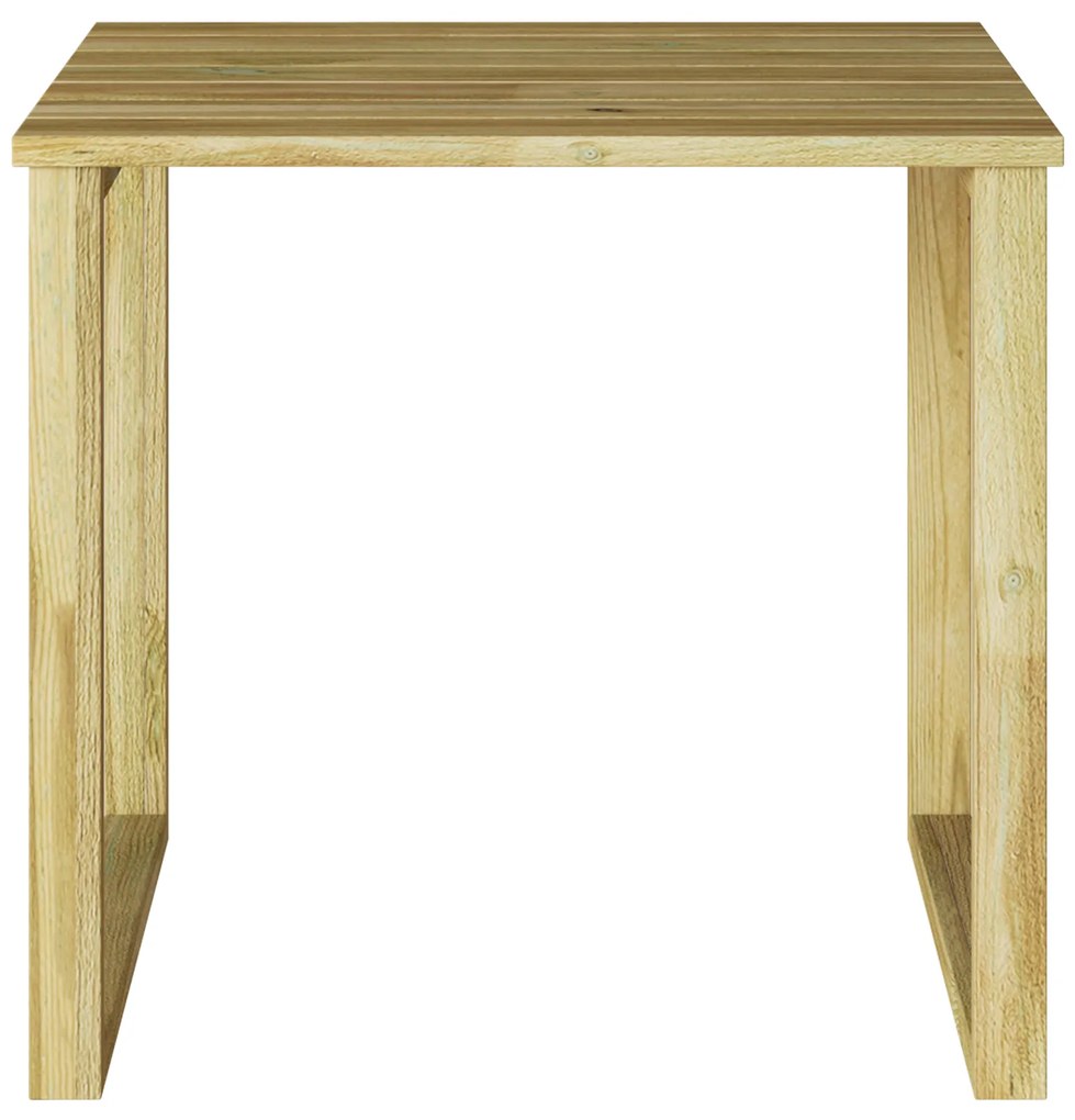vidaXL Τραπέζι Χαλάρωσης 50.5x50.5x46 εκ. Κατεργασμένο Πεύκο
