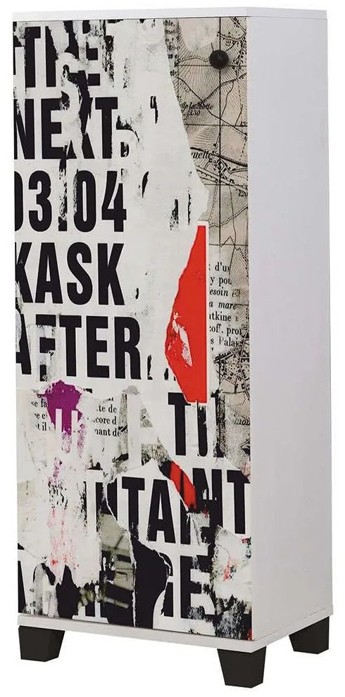 Παπουτσοθήκη Filinta 869VEL6502 50x38x127cm Multi Πλαστικό,Μοριοσανίδα