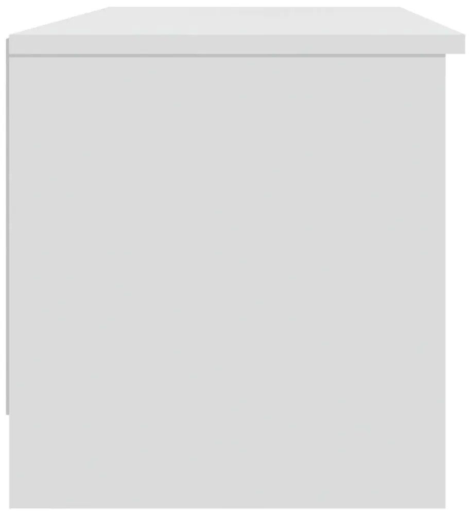 vidaXL Έπιπλο Τηλεόρασης Λευκό 102x35,5x36,5 εκ. Επεξεργασμένο Ξύλο