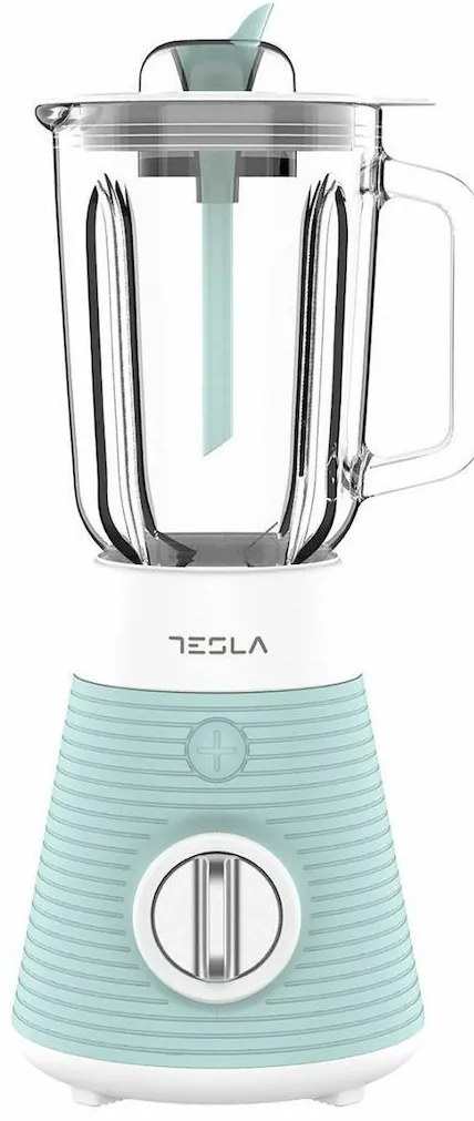 Tesla BL510BWS Μπλέντερ για Smoothies με Γυάλινη Κανάτα 1.5lt 500W Τιρκουάζ