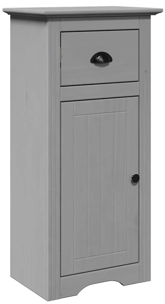 vidaXL Ντουλάπι μπάνιου BODO Γκρι 44x30x90 cm