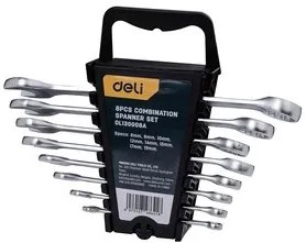 DELI σετ γερμανοπολύγωνα κλειδιά DL130008A, 6-19mm, 8τμχ