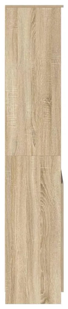 Ντουλάπι Sonoma Δρυς 70x35x180 εκ. από Επεξεργασμένο Ξύλο - Καφέ