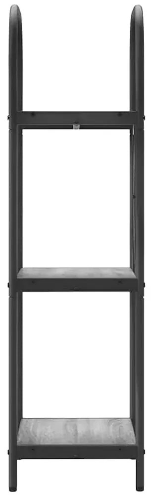 vidaXL Ράφι Βιβλίων Γκρι sonoma 40 x 30 x 109 εκ Επεξεργασμένο ξύλο