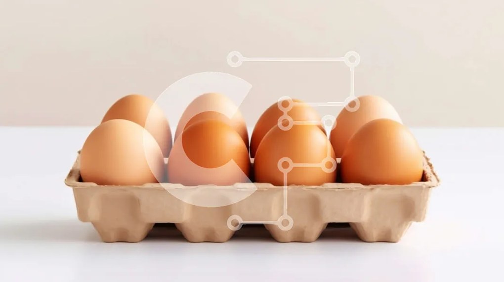 Σετ των 2 Intra Συλλεκτικό Ξύλινο Παζλ Plywood 4mm - Έξι καφέ αυγά σε ένα χαρτοκιβώτιο Σε Ξύλινο Κουτί - Διαστάσεις: 10x10 cm – 25 κομμάτια