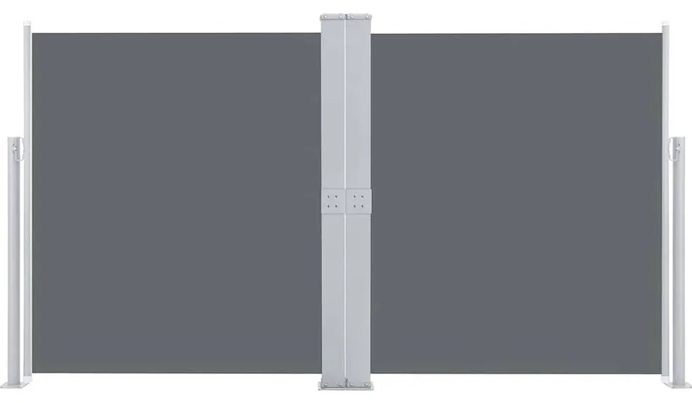 vidaXL Σκίαστρο Πλαϊνό Συρόμενο Ανθρακί 140 x 600 εκ.