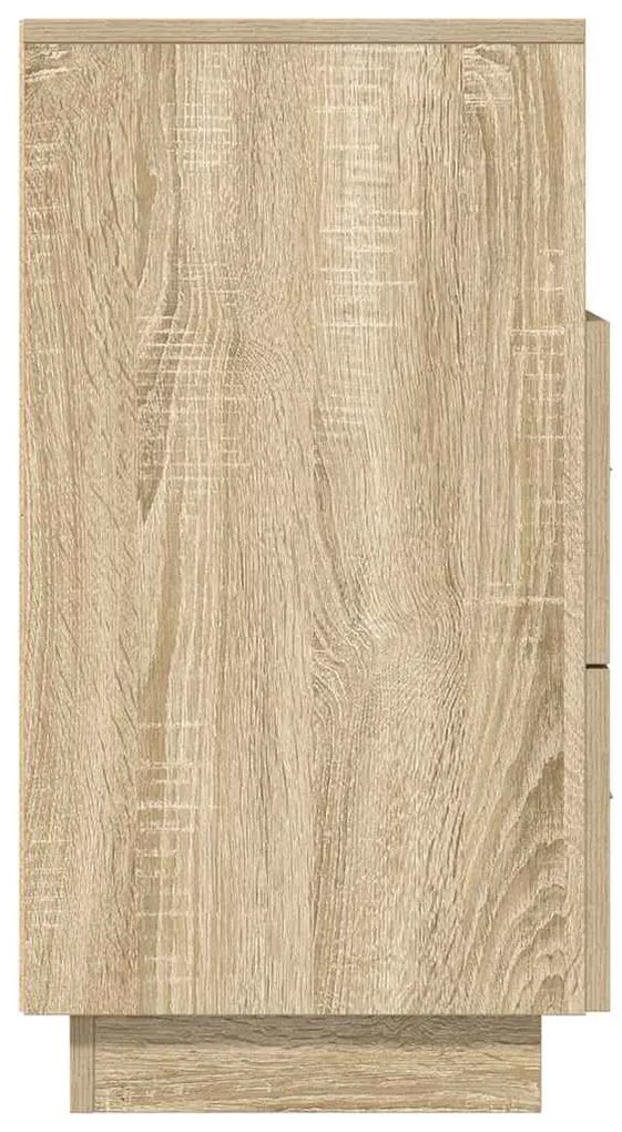 Κομοδίνα 2 τεμάχια με 2 συρτάρια Sonoma Δρυς 36x36x68 εκ. - Καφέ