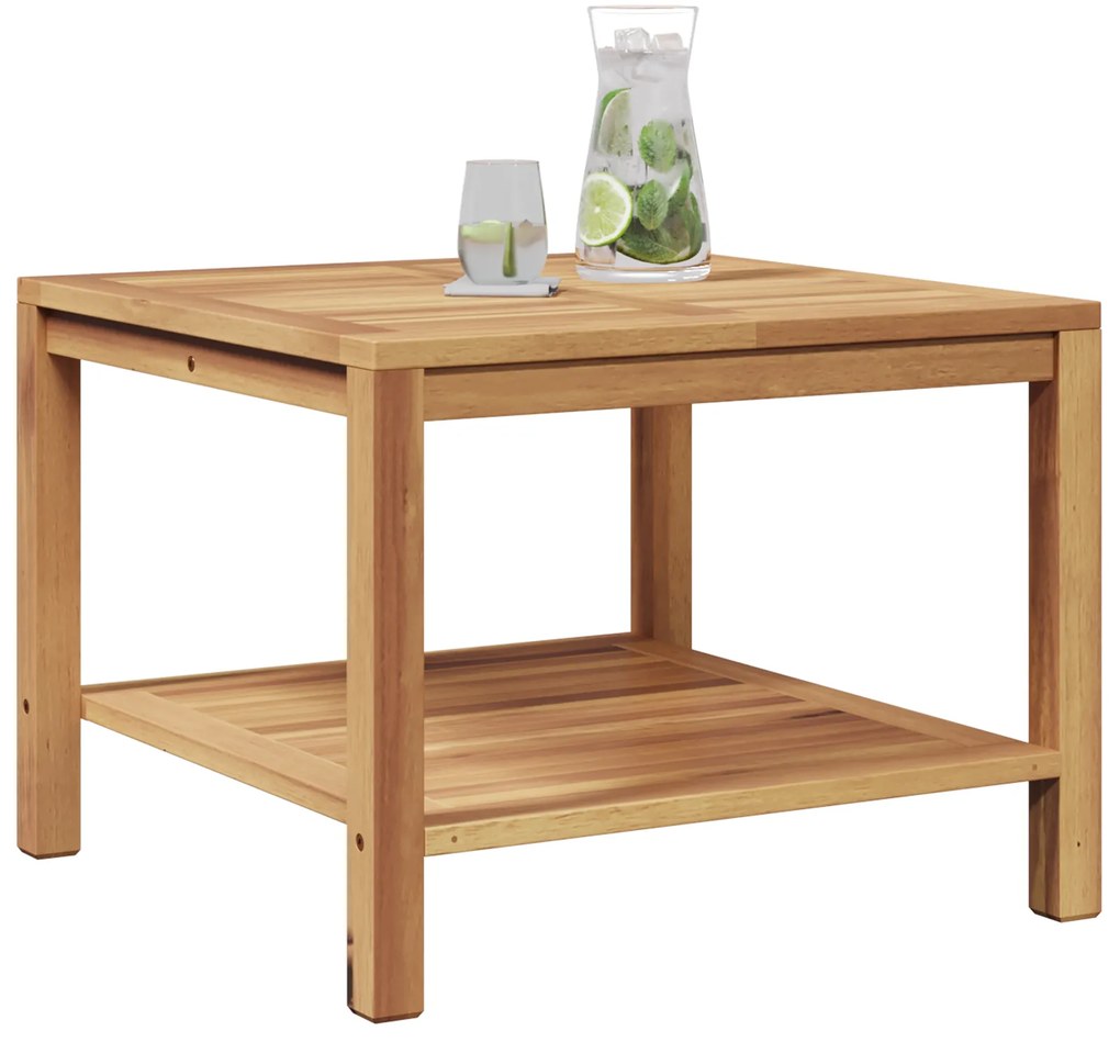vidaXL Τραπεζάκι σαλονιού Καφέ 60 x 60 x 45 cm Μασίφ ξύλο teak