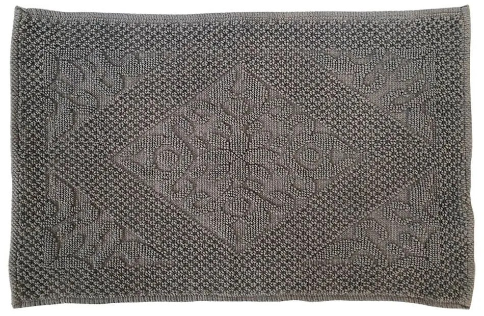 Πατάκι Μπάνιου Royal 05594.001 Grey 50 X 80 50x80cm 100% Cotton