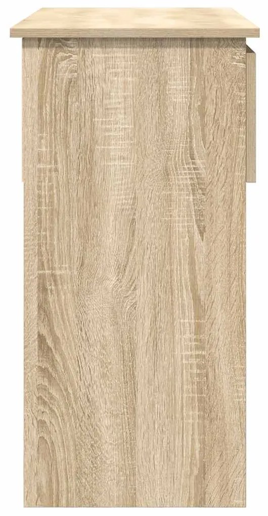 vidaXL Τραπέζι κονσόλας με συρτάρια Sonoma Δρυς 85,5x38,5x74,5 cm
