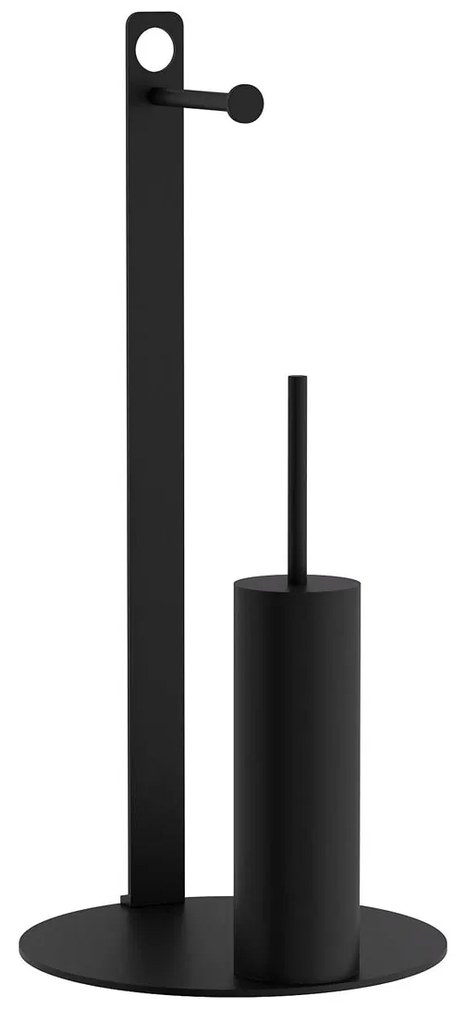 Σταντ Για Χαρτί Υγείας + Πιγκάλ (Φ28x60) Pam &amp; Co 4-400-403 Matt Black