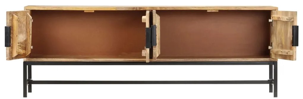 vidaXL Έπιπλο Τηλεόρασης 140 x 30 x 50 εκ. από Μασίφ Ξύλο Μάνγκο