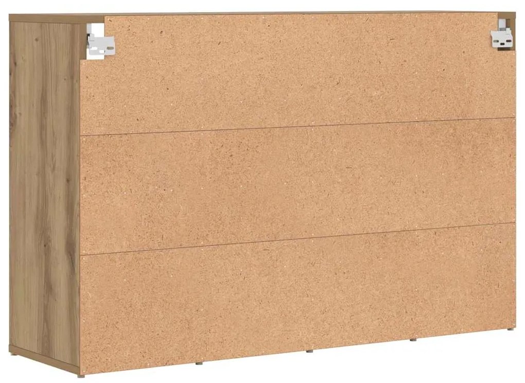vidaXL Παπουτσοθήκη artisan δρυς 103 x 30 x 67 εκ. Επεξεργασμένο ξύλο