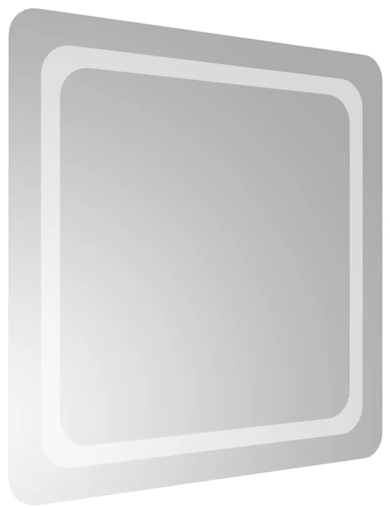 vidaXL Καθρέφτης Μπάνιου με LED 60x60 εκ.