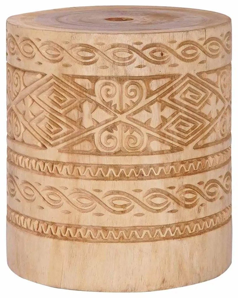 vidaXL Ομπρέλα με Βάση Κίτρινο, Καφέ 250 cm Βαμβάκι, Ξύλο