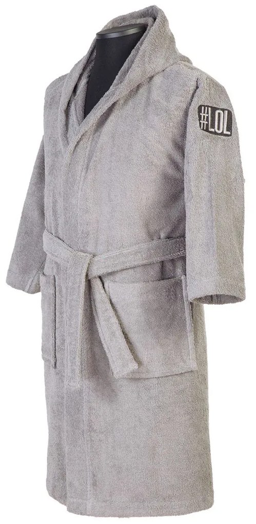 Παιδικό Μπουρνούζι Nef-Nef Homeware Junior Kids21 L.Grey-1224 Γκρι Νο10
