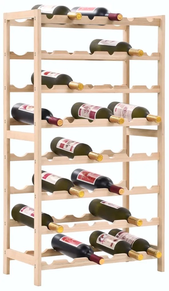 vidaXL Ραφιέρα/Σταντ Κρασιών 57,5 x 28 x 102 εκ. από Ξύλο Κέδρου