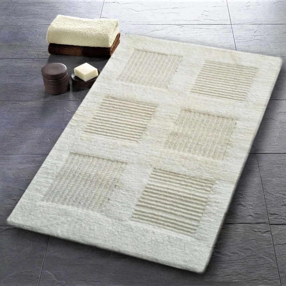 Χαλάκι Μπάνιου Window Εκρού Texi 60Χ90 100% Cotton