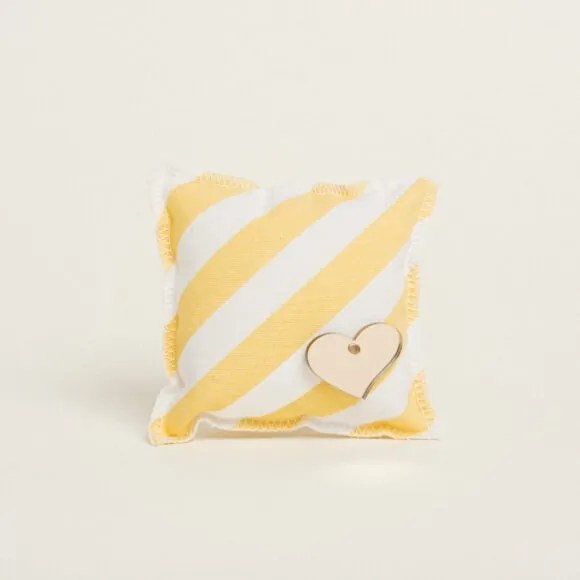 Beauty Home ΜΑΞΙΛΑΡΑΚΙ 10 x 10 cm ΔΙΑΓΩΝΙΑ ΡΙΓΑ ΚΙΤΡΙΝΗ