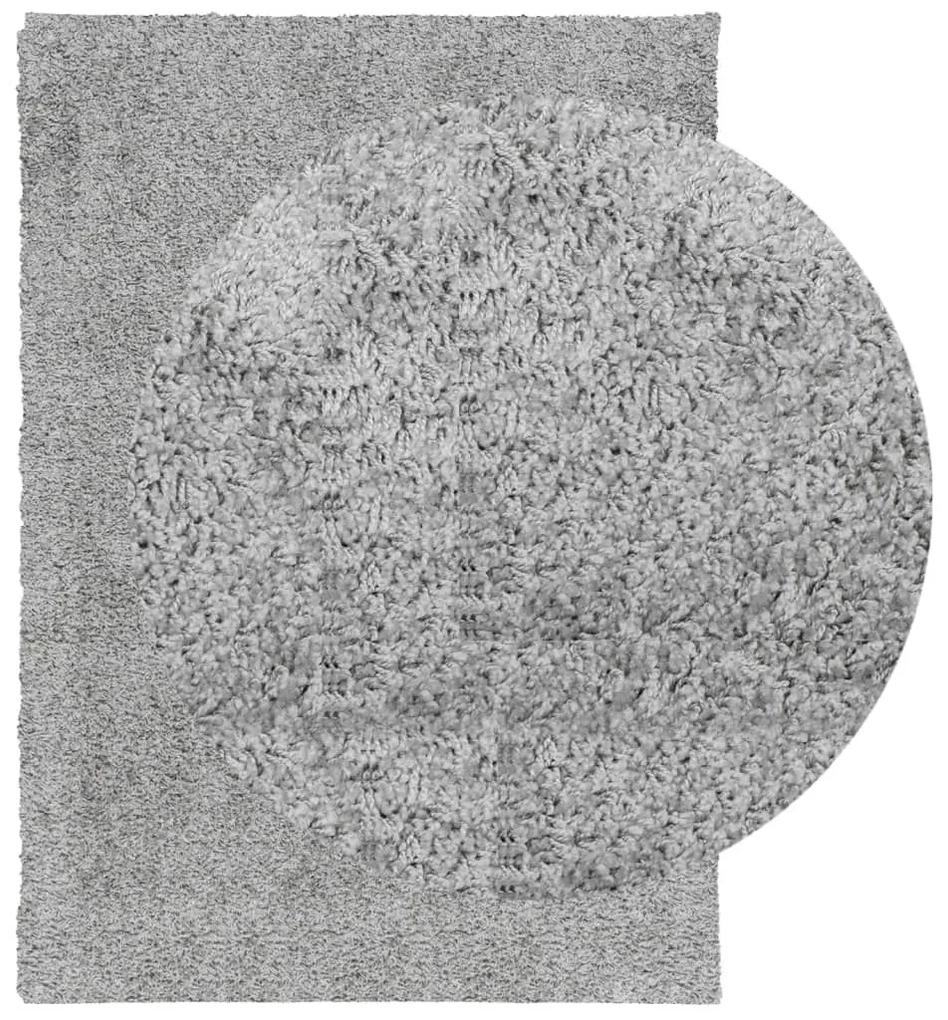 Χαλί Shaggy με Ψηλό Πέλος Μοντέρνο Γκρι 120x170 εκ. - Γκρι