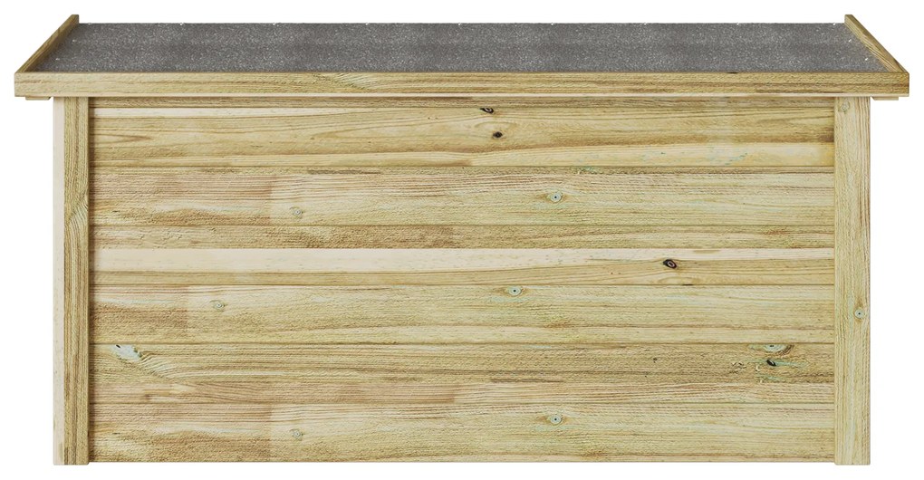 vidaXL Κουτί Αποθήκευσης 44x119x57 εκ., Ενισχυμένο Ξύλο Πεύκου