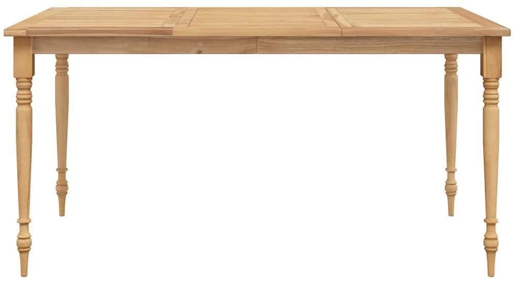 vidaXL Τραπέζι Batavia 85 x 85 x 75 εκ. από Μασίφ Ξύλο Teak