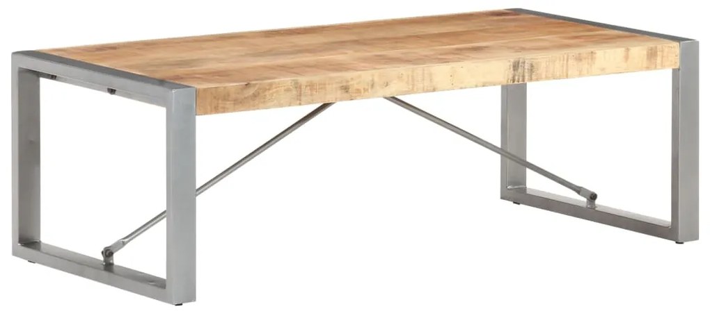 vidaXL Τραπεζάκι Σαλονιού 120 x 60 x 40 εκ. Ακατέργαστο Ξύλο Μάνγκο